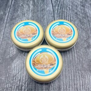 The Body Shop Wild Argan Oil Solid Oil Lips - Lip Balm - Lot of 3 - New